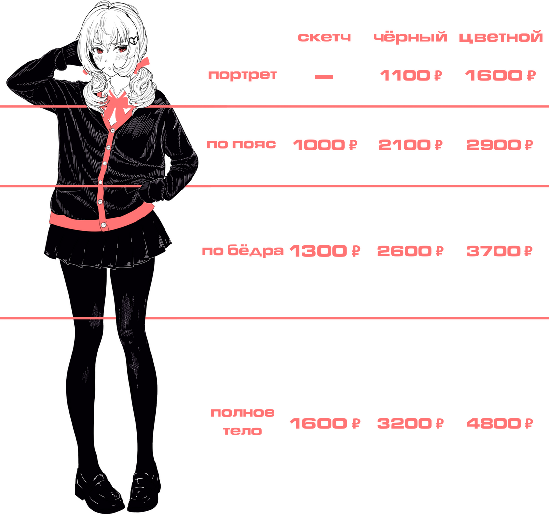Дополнительные персонажи: 75% от цены за второго персонажа, 50% за третьего и последующих